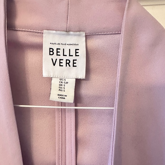 Lightweight lilac cropped blazer - Picture 4 of 4